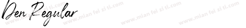 Den Regular字体转换